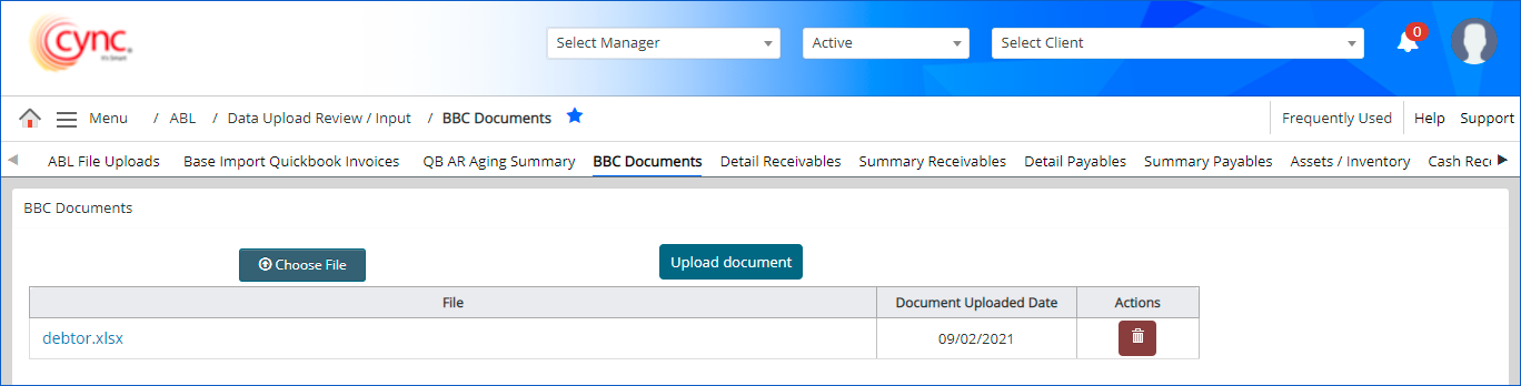 BBC Documents page