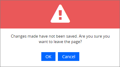 Warning prompt