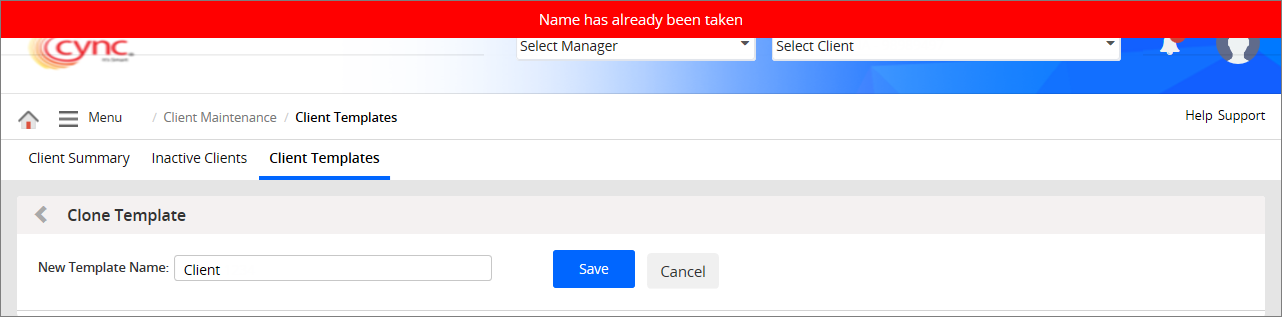 Validation - Name already exist
