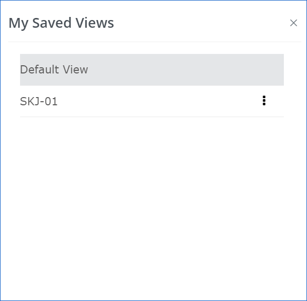 Saved views