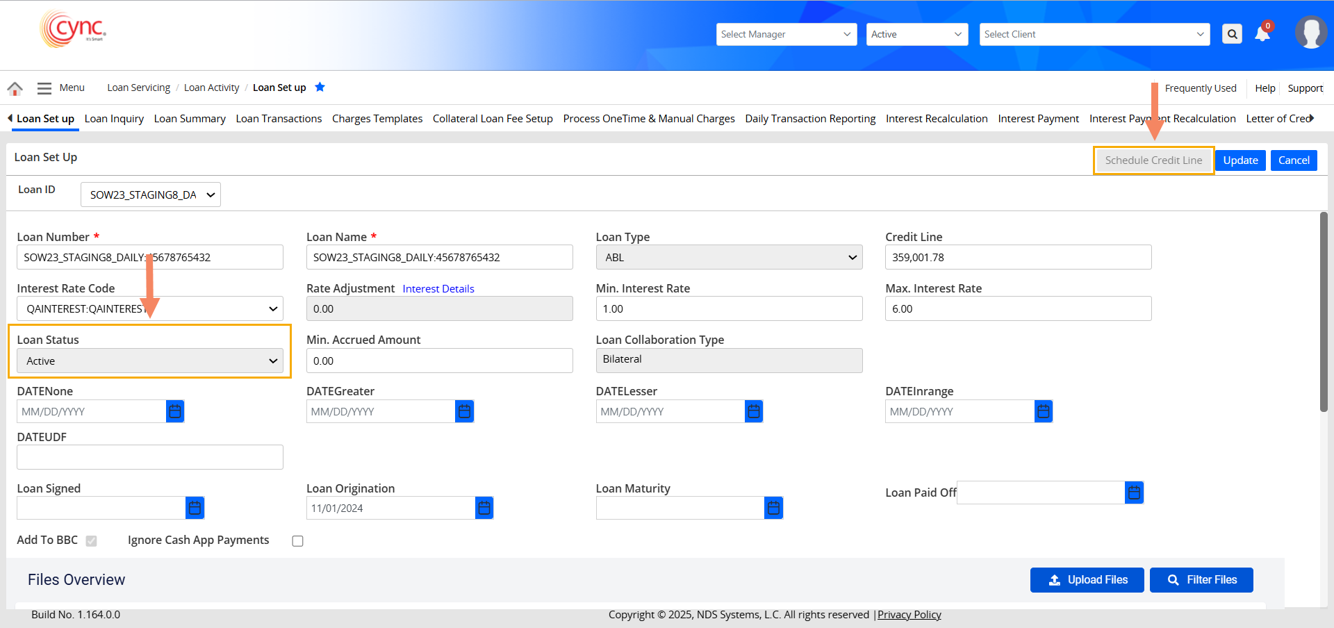 Scheduler Inactive page