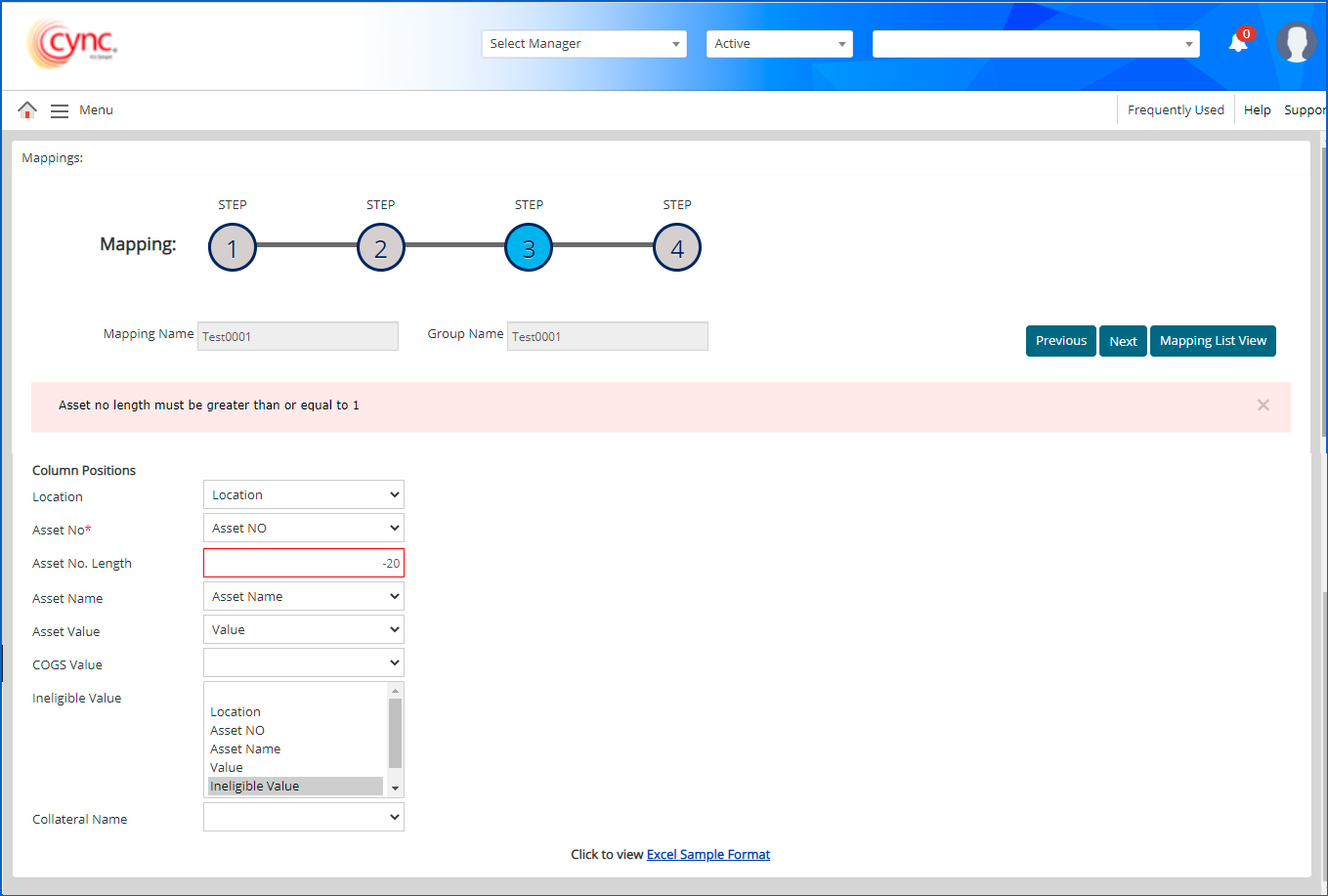 Validation - Assent number length must be >= 1